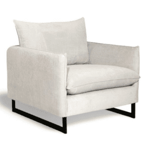 תמונה של הכורסא מעוצבת דגם יסמין בצבע בז'