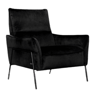 תמונה של כורסא דגם שנהב בצבע שחור